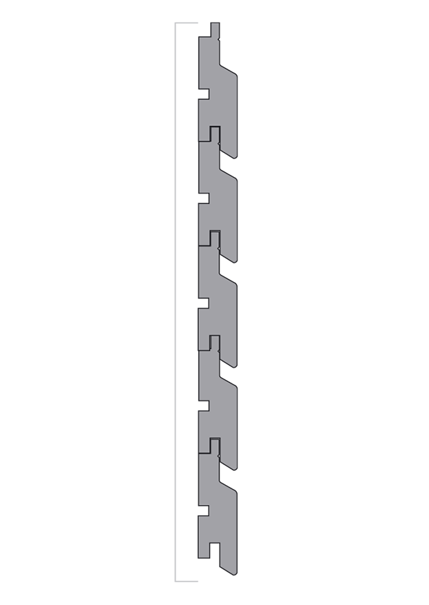 Grafik Geschlossene Fassade